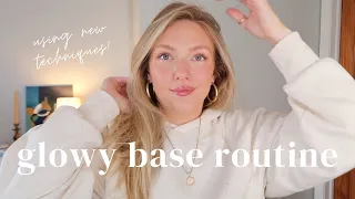 Flawless & Glowy Foundation Routine✨ using some new techniques!
