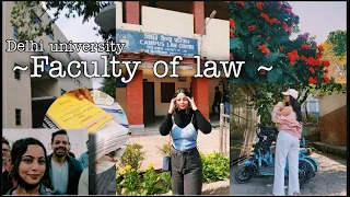 FACULTY OF LAW, Delhi university !! Week in a life at law school (ep 1 "pilot")