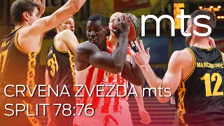 KK Crvena zvezda mts - KK Split 78:76