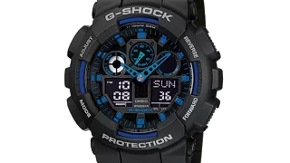 Настройка часов Casio G shock GA-100 [5081]