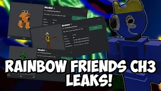 RAINBOW FRIENDS CHAPTER 3 LEAKS! 👑💙 | ROBOTS REBUILT | RAINBOW FRIENDS BROWN AND MORE!