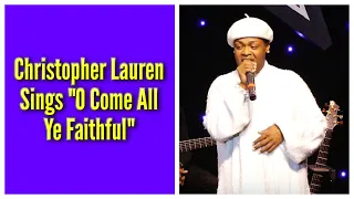 Christopher Lauren Sings "O Come All Ye Faithful" | Rickey Smiley Karaoke Night