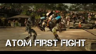 Real Steel - Atom First Fight - Atom vs Metro