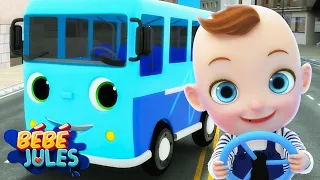 Les Roues de l'Autobus (Le Bus Bleu) - Les Comptines de Bébé Jules