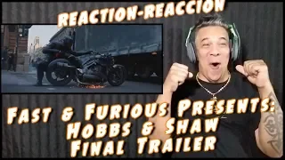 Fast & Furious Presents: Hobbs & Shaw (Final Trailer) REACTION