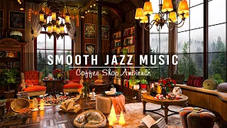 Relax and Unwind with Smooth Jazz Instrumental Music☕Cozy Coffee Shop Ambience ~ Jazz Relaxing Music