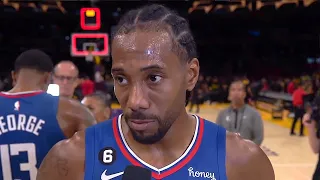 TNT Reporter: “Kawhi this your first game back since 2013"😳