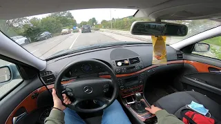 Mercedes Benz E220 W211 2006 Facelift manual Pov Gopro