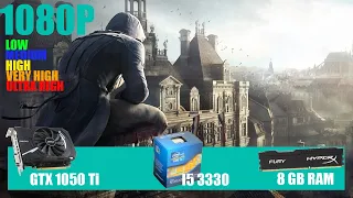 [NYOBAIN GAME] - ASSASSIN'S CREED UNITY TEST ON I5 3330, GTX 1050 Ti, 4GB DDR5, 8GB RAM DDR3