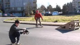 Hilarious Longboard Bail - Jacob Huff