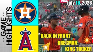 Astros vs Angels [9-7] Game Highlights July 16, 2023 | MLB Highlights 2023