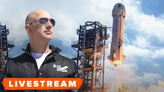 WATCH: Blue Origin launch with Jeff Bezos Onboard! -- Live