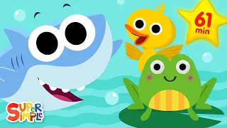 Ducks, Fish, Frogs, Sharks, and More! Water Songs | Kids Songs | Super Simple Songs