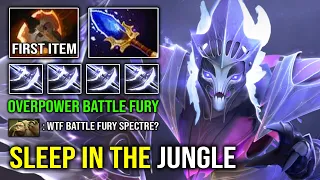WTF Battle Fury Spectre is Overpower | 100% Physical DPS Super Cleave Insane Jungler Dota 2