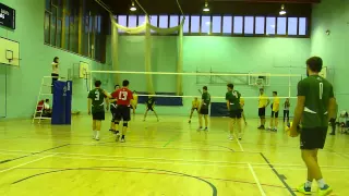 BUCS Volleyball 2014-2015 Scottish 1A Edinburgh M2 vs Glasgow second set