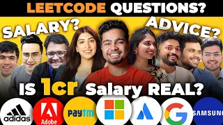 Asking first and current Salary to your Favourite Software Influencers 🤑 | Salary, Tips, and More! 💯