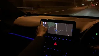 Night Time POV - 2020 Ioniq 38 kw/h