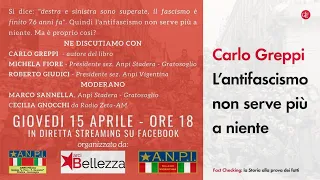 Presentazione del libro "L'antifascismo non serve più a niente"