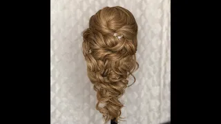 Tutorial Greek Braid / Wedding Romantic Hairstyle for long hair / Romantický svatební účes
