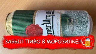 Случайно заморозил пиво!!! Как думаете, его вкус изменился?!