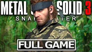 METAL GEAR SOLID 3: SNAKE EATER Full Gameplay Walkthrough / No Commentary 【FULL GAME】4K 60FPS
