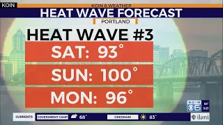 Weather forecast: Heat wave begins Sat, lasts 3 days. Fire weather watch for valley.