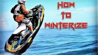 SEA DOO SPARK How To Flush  And Winterize With Antifreeze PART 4 OF 4