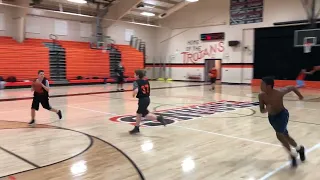 3 Man Weave Basketball Drill