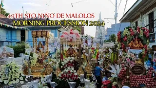 49TH STO NIÑO DE MALOLOS FIESTA | MORNING PROCESSION 2024