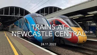 Trains at Newcastle Central (24.11.2022)