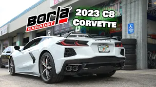 2023 C8 Corvette Borla Exhaust system 6.2L V8 LT2. 490 hp **WARNING**