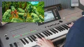 Simon the Sorcerer Theme - Played Live on a Yamaha Tyros3 Keyboard (HD)