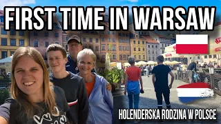MY FAMILY IN POLAND - IMPRESSED BY WARSAW - Holenderska rodzina w Polsce