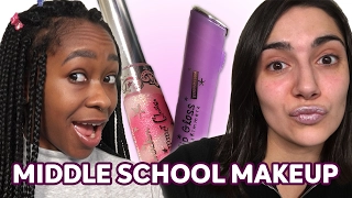 How We Did Our Makeup In Middle School • Saf & Freddie