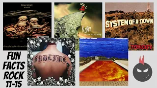 Fun Facts Rock Episodes 11 - 15 | Limp Bizkit Korn System Of A Down Sublime Red Hot Chili Peppers