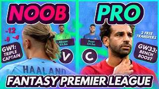 FPL CASUAL VS PRO?! | Expert Tips and Strategy Comparison for Fantasy Premier League 2022/23