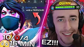 QUINN plays TEMPLAR ASSASSIN at 11K MMR DOTA 2 😎 /w QOJQVA