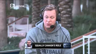 The last interview with Bronco (sniff) on BYUSN