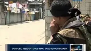 Saksi: Ilang bihag na residente sa Zamboanga City, nagwagayway ng puting tela