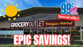 Grocery Outlet DEEP Discounts! 🤯🥳 Special deal for 99 Cents Only Stores Shoppers! #groceryhaul