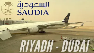 Trip Report | Riyadh - Dubai | Saudia Economy Class | Boeing B787-9