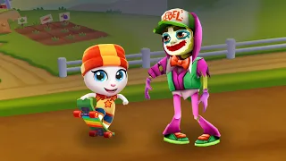 WHO IS THE BEST? TALKING ANGELA SKATER vs EASTER ZOMBIE JAKE from SUBWAY SURFERS? - LITTLE MOVIES