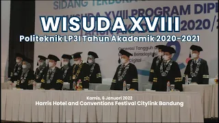 Wisuda XVIII Politeknik LP3I (Tahun Akademik 2020-2021)