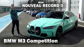 Nouveau RECORD En BMW M3 Compétition - Essai au Motorsport TrackDay + Baptême en 458 Challenge