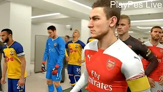 PES 2019 - ARSENAL vs SOUTHAMPTON - Full Match & All Goals - PC Gameplay FHD