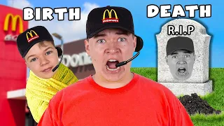 BIRTH TO DEAD OF BEN FROM CRAFTY HACKS THE BEST MC DONALDS SELLER BY CRAFTY HACKS PLUS