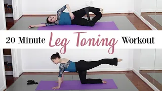 20 Minute At Home Leg Toning & Strengthening Workout | Kathryn Morgan