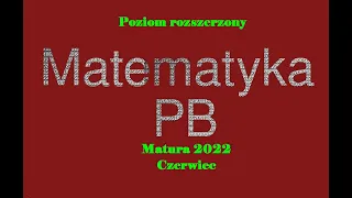 Matura z matematyki czerwiec 2022 rozszerzenie  Zadanie 9  Planimetria