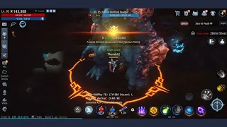 MIR4: Zenith Syndicate's Work 1 | Defeat Redrock Gorefiend Squasher| Secret Peak 4F