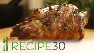 THE PERFECT ROAST LEG OF LAMB - By RECIPE30.com  Great Easter meal